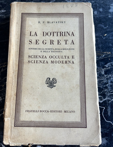 Dottrina segreta sintesi - segreta.,
