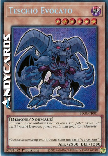 Teschio evocato summoned - evocato, (summoned