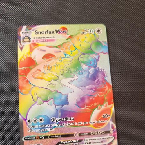 Snorlax vmax 206 - •, rara