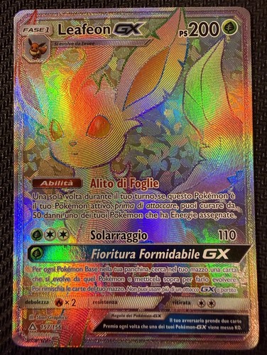 Pokémon leafeon 157 - gx, 157/156